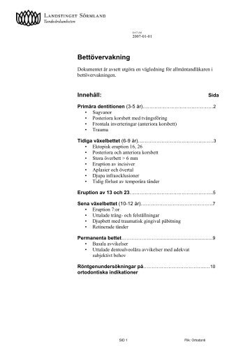 BettÃ¶vervakning