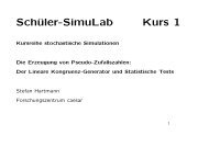 SchÃ¼ler-SimuLab Kurs 1 - Forschungszentrum caesar