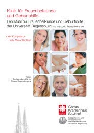 Klinik für Frauenheilkunde und Geburtshilfe - Caritas-Krankenhaus ...