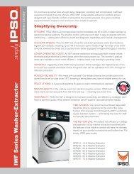 IWF Series W asher-Extractor - Commercial Laundry Equipment ...