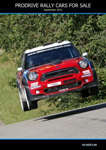 PRODRIVE RALLY CARS FOR SALE