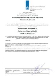 EASA Part-145 maintenance approval certificate - Rijnmond Air ...