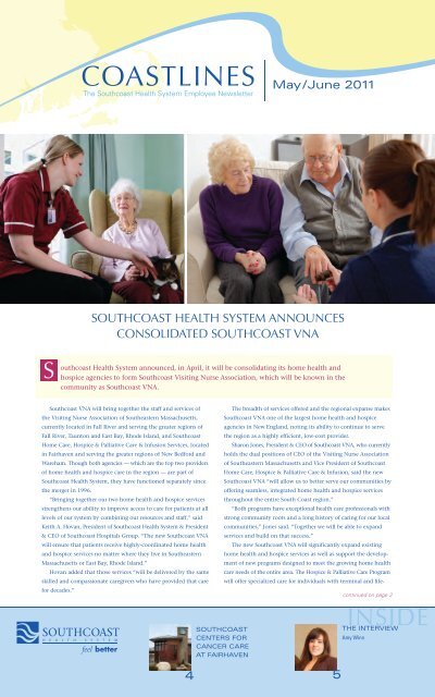 Download the 2011 Southcoast Annual Report - Southcoast Health