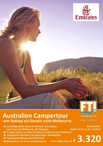 Australien Campertour - Travel & More