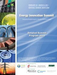 2011 Detailed Summit Program Pdf - Clean Technology and ...