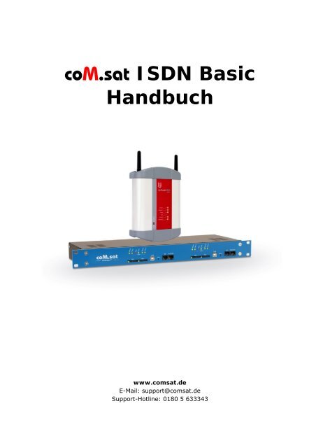 coM.sat ISDN Basic Handbuch