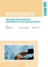 Whitepaper IBM FSM - Cenit AG Systemhaus