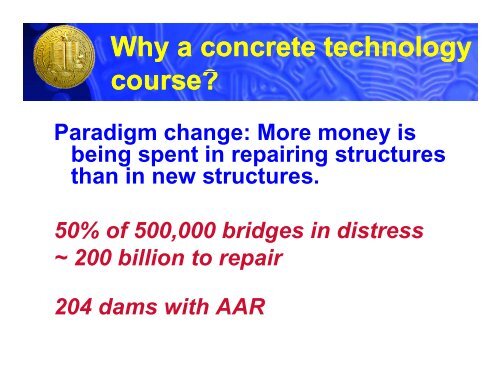 CE 241 Advanced Concrete Technology - Civil and Environmental ...