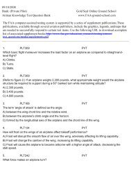 Airman Knowledge Test Question Bank - Gold Seal Online Ground ...