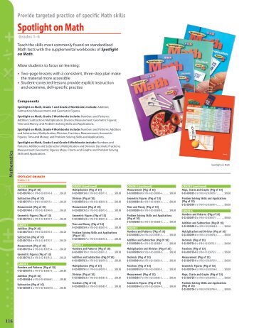 Spotlight on Math - McGraw-Hill Books