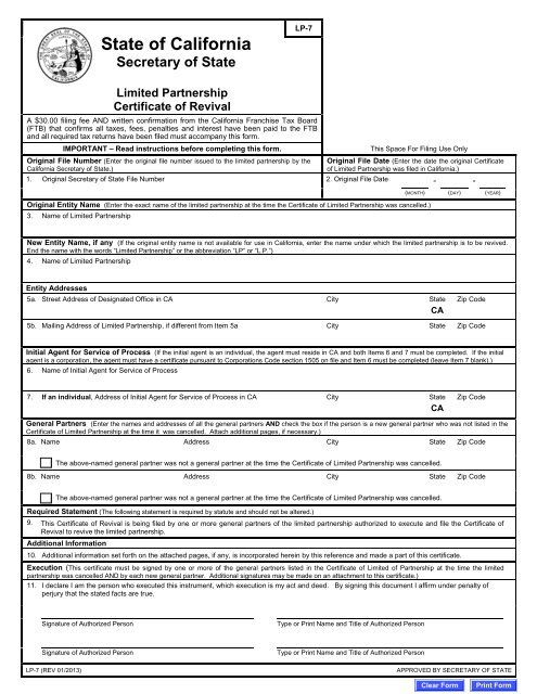 State Of Ohio Secretary Of State Certificate Printable