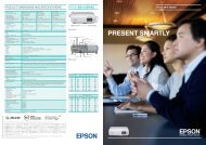 Epson EB-84 Brochure