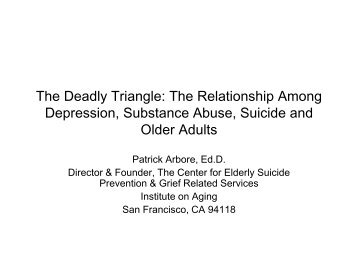 The Deadly Triangle - UCLA Integrated Substance Abuse Programs