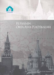 Rusya'nÄ±n Orta Asya PolitikalarÄ± - Ahmet Yesevi Ãniversitesi
