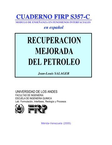 RECUPERACION MEJORADA DEL PETROLEO - Laboratorio FIRP ...