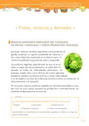 • Frutas, verduras y derivados •