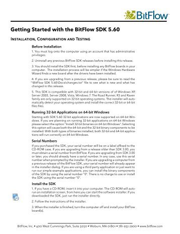 DOWNLOAD DRIVER: BITFLOW ROAD RUNNER