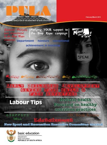 Pula Newsletter for the Department of Basic Education