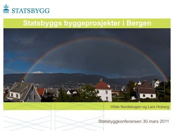 Statsbyggs byggeprosjekter i Bergen