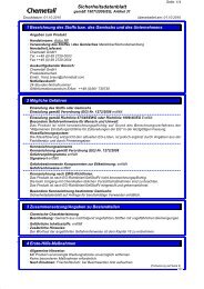 Sicherheitsdatenblatt