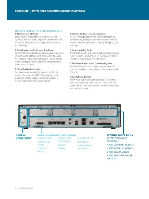 BROCHURE | Mitel