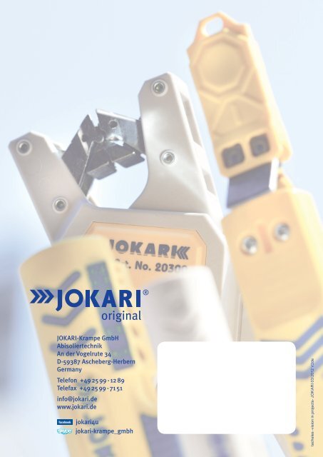 Abisolierwerkzeuge - Jokari