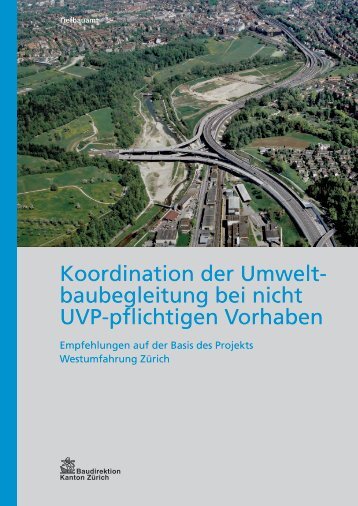 Dokumente als PDF - Tiefbauamt - Kanton ZÃ¼rich