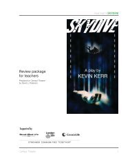 Kevin Kerr / SKYDIVE - Centaur Theatre