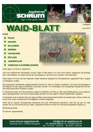 WAID-BLATT 2013 Juni - Schrum Jagdreisen