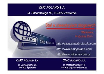 CMC Zawiercie - Polski Kongres Drogowy