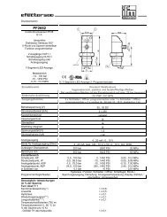 Datenblatt elektronischer Drucksensor - carat robotic