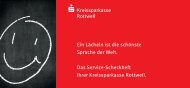 Service-Scheckheft - Kreissparkasse Rottweil