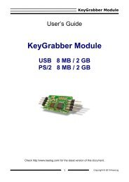 Hardware Keylogger User Guide - KeyGrabber Module