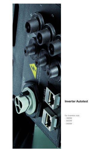 Inverter Autotest - Danfoss