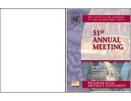 51ST ANNUAL MEETING - Society for Surgery of the Alimentary Tract