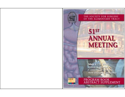 51ST ANNUAL MEETING - Society for Surgery of the Alimentary Tract