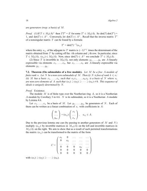 Algebra (Unknown 27). - Index of