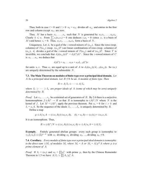 Algebra (Unknown 27). - Index of