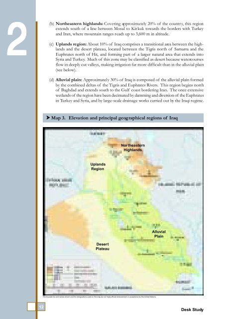 Desk Study on the Environment in Iraq Desk Study on the ... - UNEP