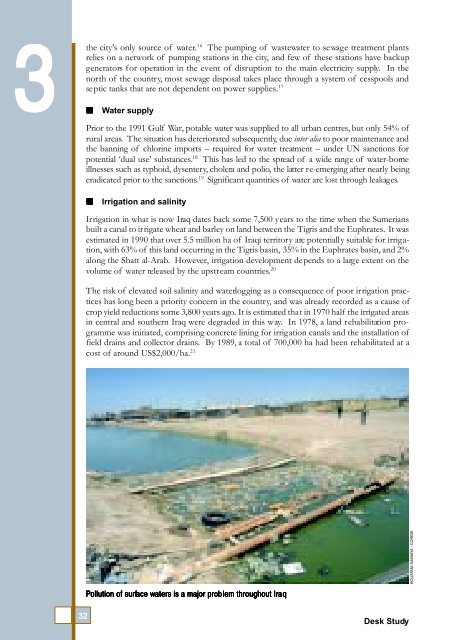 Desk Study on the Environment in Iraq Desk Study on the ... - UNEP