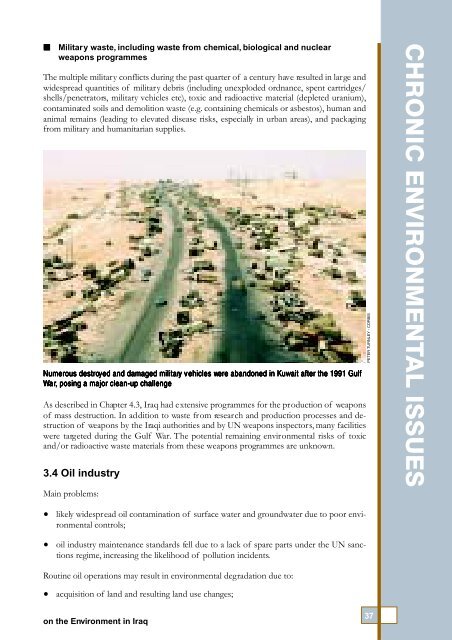 Desk Study on the Environment in Iraq Desk Study on the ... - UNEP