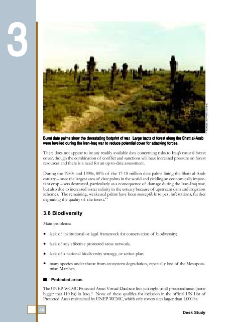 Desk Study on the Environment in Iraq Desk Study on the ... - UNEP