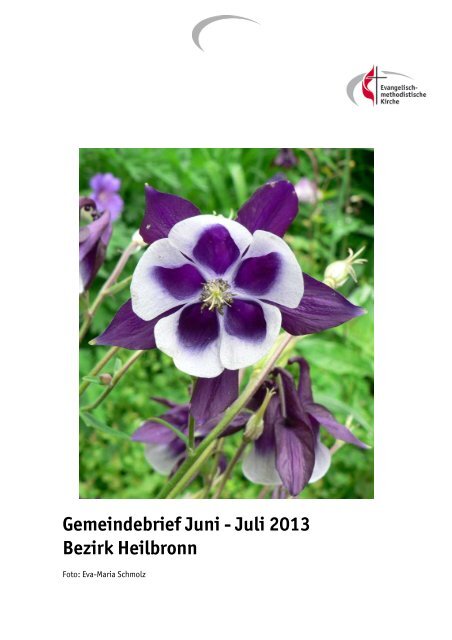 Gemeindebrief Juni - Juli 2013 Bezirk Heilbronn - EmK Heilbronn