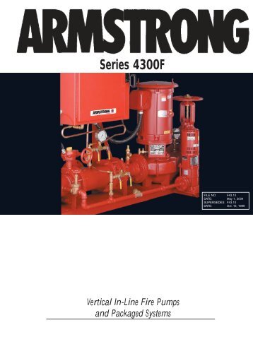 Vertical In-Line Fire Pump Product Information - Armstrong Pumps