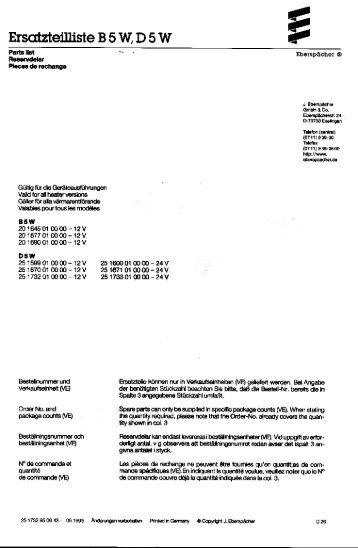 B5W D5W.pdf - Richter - Standheizungen