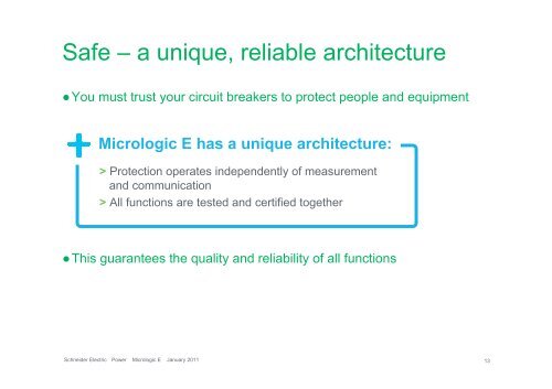 Micrologic E - Schneider Electric