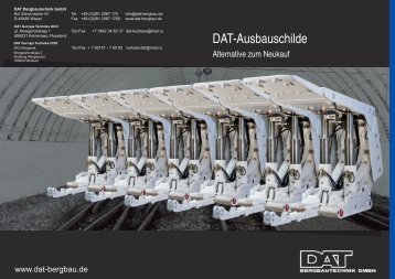 DAT gebrauchtes Bergbauequipment - DAT Bergbautechnik GmbH
