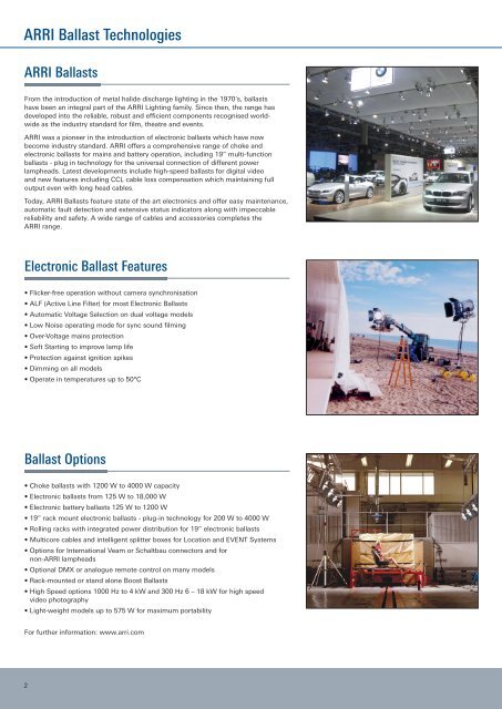 BALLASTS - In-motion Limited