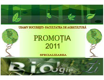 Biologie-ZI 2011 - album foto.pdf - Facultatea de AgriculturÃ„Âƒ