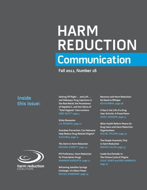 the PDF here - Harm Reduction Coalition